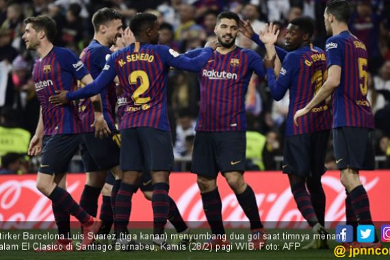 El Clasico: Barcelona Lanjutkan Rekor Manis di Santiago Bernabeu - JPNN.COM