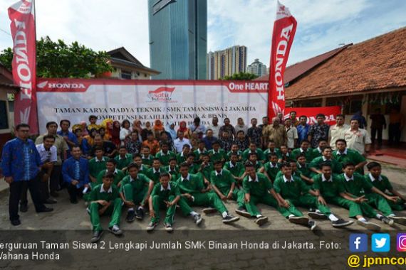 Perguruan Taman Siswa 2 Lengkapi Jumlah SMK Binaan Honda di Jakarta - JPNN.COM
