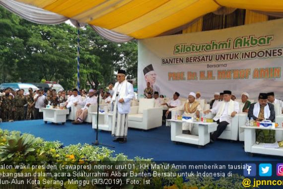 Tren Positif, Jokowi - Ma’ruf Tingkatkan Target Suara di Banten Jadi 70 Persen - JPNN.COM