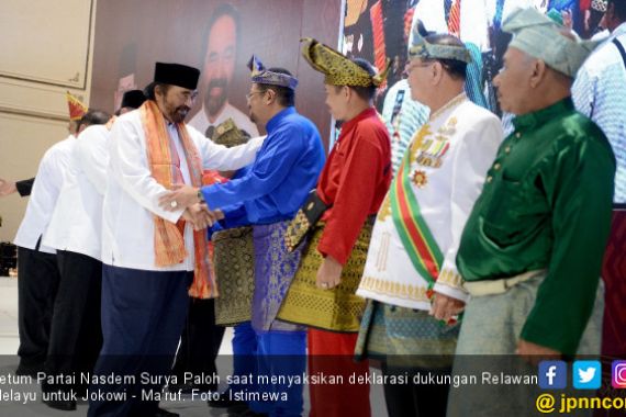 Relawan Melayu Deklarasi Dukung Kemenangan Jokowi - Ma'ruf - JPNN.COM