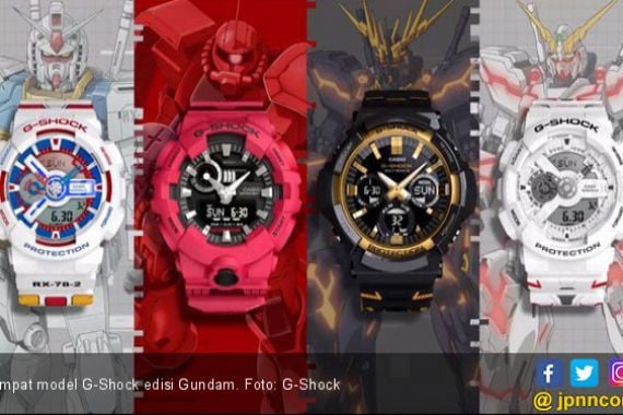 Casio Tawarkan 4 Model G-Shock Edisi Gundam - JPNN.COM