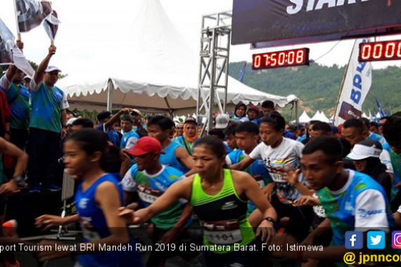 Wisata The Hidden Paradise Sukses Dipromosikan Lewat BRI Mandeh Run 2019 - JPNN.COM