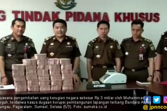Terdakwa Korupsi Jalan Bandara Atung Bungsu Kembalikan Kerugian Negara Rp 3 Miliar - JPNN.COM