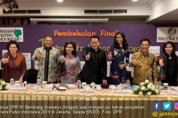 Bamsoet: Puteri Indonesia Jangan Hanya Andalkan Kecantikan Fisik - JPNN.COM