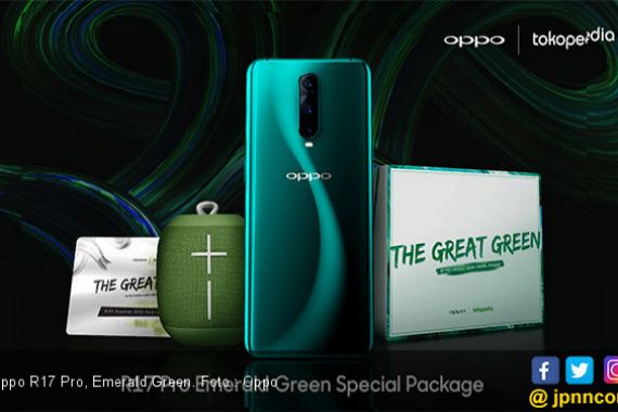 Oppo Gandeng Tokopedia Buka Pre-order R15 Pro Emerald Green - JPNN.COM