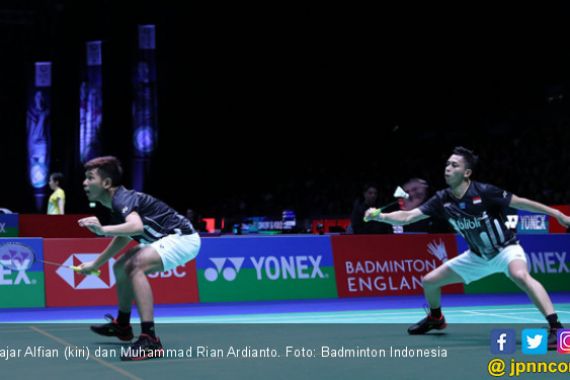 Ganyang Ganda Malaysia, Fajar / Rian Lolos ke Semifinal All England 2019 - JPNN.COM