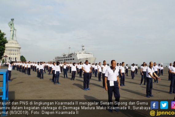 Senam Sipong dan Gemu Famire Demi Stamina Prajurit Tetap Terjaga - JPNN.COM