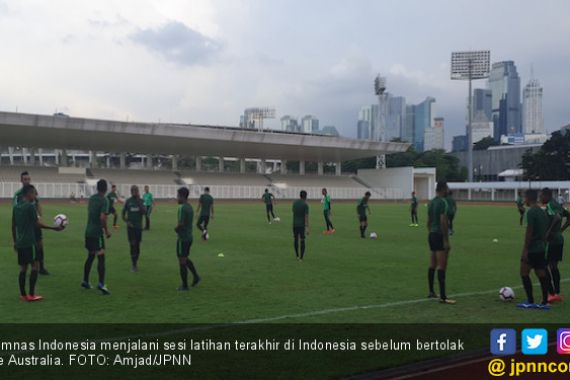 Timnas Jalani Latihan Tertutup Sebelum Bertolak ke Australia - JPNN.COM