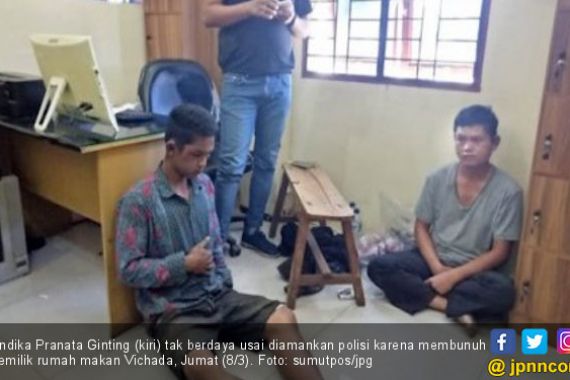 Pembunuh Sadis Pemilik Rumah Makan Vichada Ditangkap di Pancurbatu - JPNN.COM