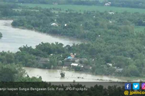 Bengawan Solo Meluap, 15 Desa Terendam Banjir - JPNN.COM