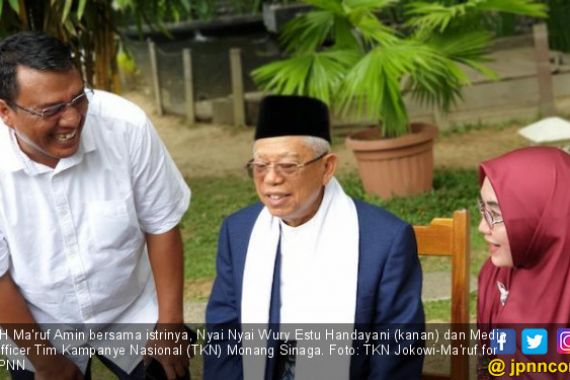 Ma'ruf Amin: Keterlaluan Sekali Jika Warga Banten Tidak Memilih 01 - JPNN.COM
