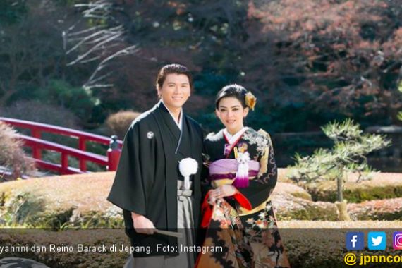 Pakai Kimono, Syahrini Pamer Kemesraan dengan Reino Barack - JPNN.COM