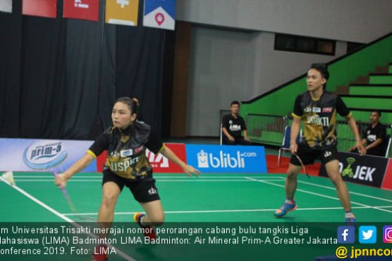Trisakti Rajai Nomor Perorangan LIMA Badminton GJC 2019 - JPNN.COM
