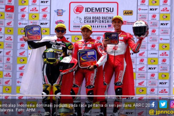 Pembalap Indonesia Dominasi Podium Seri Perdana ARRC 2019 - JPNN.COM