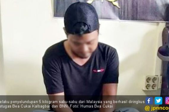 5 Kilogram Sabu-sabu dari Malaysia Berhasil Diamankan Bea Cukai Kalbagbar dan BNN - JPNN.COM