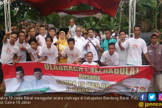 Lewat Cara ini, Cakra 19 Jawa Barat Bergerak Menangkan Jokowi - Ma'ruf - JPNN.COM