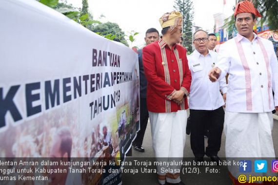 Mentan Ingin Kopi Toraja Makin Mendunia, Pemerintah Bantu Petani Bibit Unggul - JPNN.COM