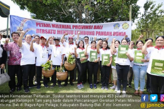Puluhan Ribu Petani Bali Siap Jadi Pahlawan Pangan di Era Milenial - JPNN.COM