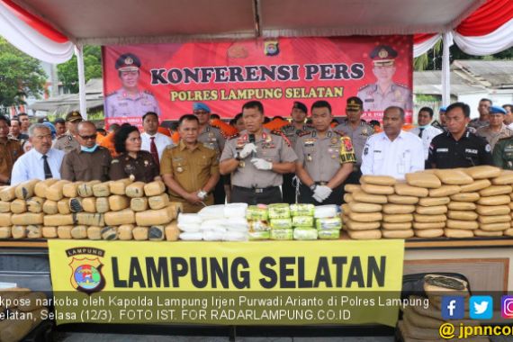 Polda Lampung Ungkap Modus Terbaru Penyeludupan Narkotika - JPNN.COM