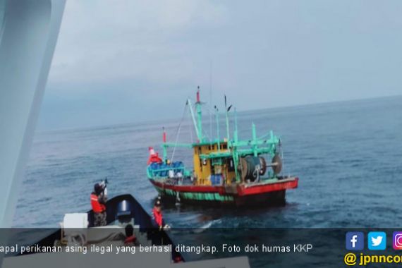 KKP Tangkap Kapal Perikanan Asing Berbendera Malaysia - JPNN.COM
