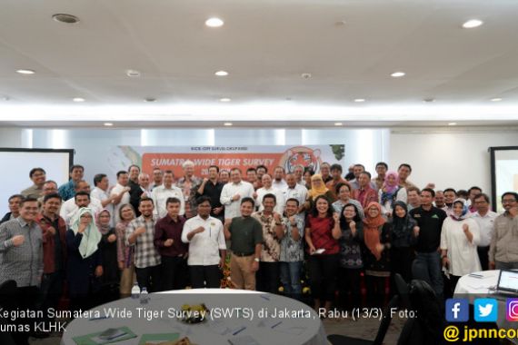 KLHK Luncurkan Program Survei Terbesar di Dunia untuk Harimau Sumatera - JPNN.COM