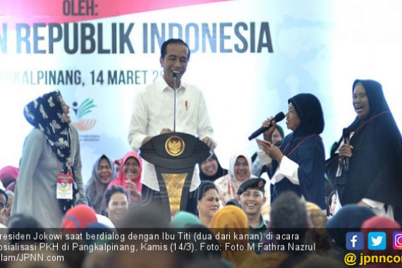 Janda Berusia 55 Tahun Goda Jokowi di Depan Iriana - JPNN.COM