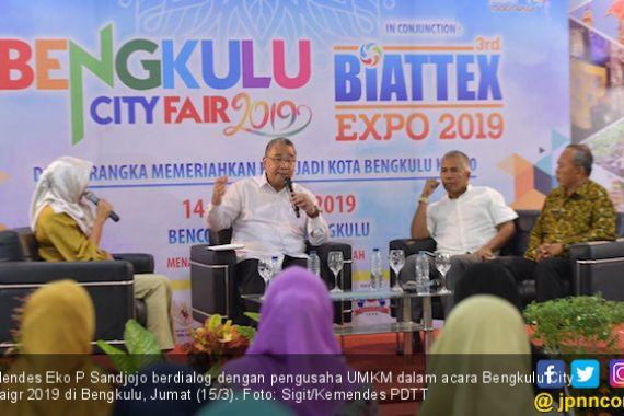 Mendes: Bengkulu Miliki Potensi Ekonomi Kreatif dan UMKM yang Besar - JPNN.COM