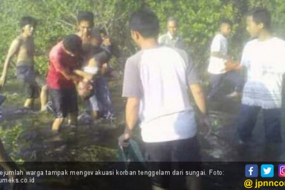 Bocah Tenggelam di Sungai Pangkalan Samak Ditemukan Tak Bernyawa - JPNN.COM