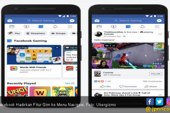 Facebook Hadirkan Fitur Gim ke Menu Navigasi - JPNN.COM