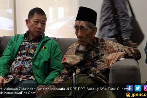 DPP PPP Rapat dengan Mbah Moen, Suharso Monoarfa Jadi Plt Ketum - JPNN.COM