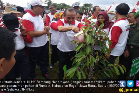 Demi Menghijaukan Indonesia, KLHK Gelar Penanaman Pohon di Rumpin - JPNN.COM