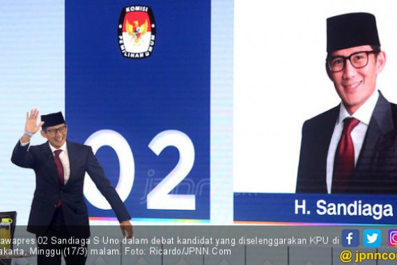 Punya Agenda Sendiri, Sandi Tak Akan Tunggui Prabowo Berdebat Lawan Jokowi - JPNN.COM