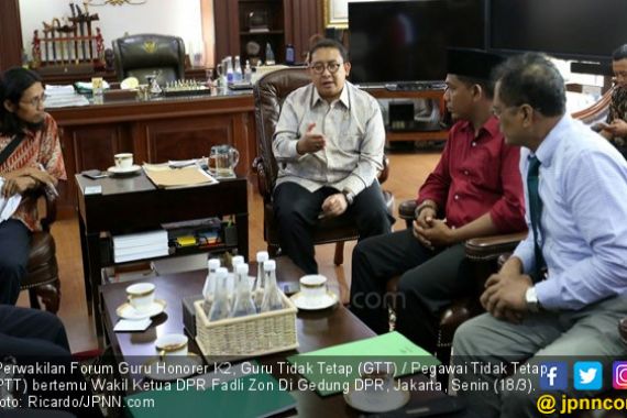 Mengadu ke Fadli Zon, Honorer K2 Bandingkan SBY dan Jokowi - JPNN.COM