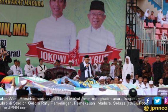 Ma'ruf Amin: Sudah Seharusnya Pamekasan Dukung Saya dan Jokowi - JPNN.COM