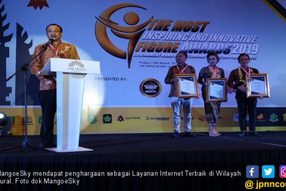 MangoeSky Sabet Penghargaan Layanan Internet Terbaik di Wilayah Rural - JPNN.COM
