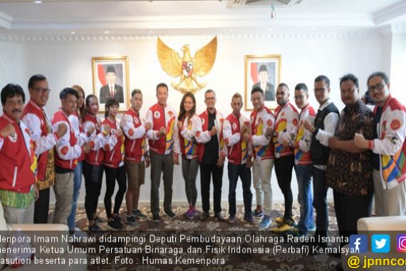 Menpora Dukung Atlet Perbafi Bertanding di Kejuaraan NABBA/WFF di Singapura - JPNN.COM