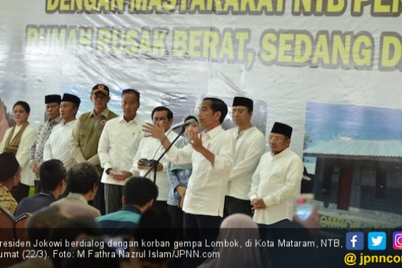 Jokowi: Rp 5,1 Triliun Bantuan Gempa Lombok Sudah Ditransfer - JPNN.COM