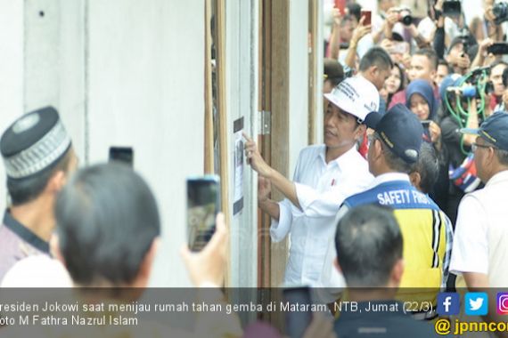 Jokowi Minta Suplai Semen Diperbanyak untuk Pembangunan RTG di Lombok - JPNN.COM