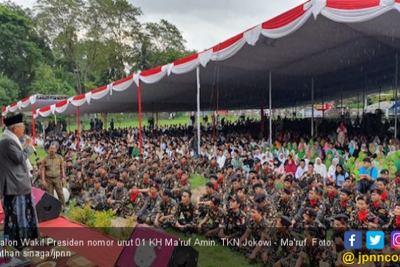 Ma'ruf Amin Targetkan Menang 60 Persen di Kota Tangerang - JPNN.COM