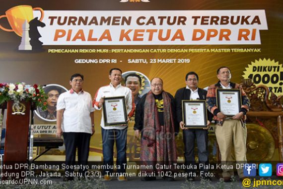 MURI Minta Maaf Tak Bisa Akui Turnamen Catur Piala Ketua DPR jadi Rekor Indonesia - JPNN.COM