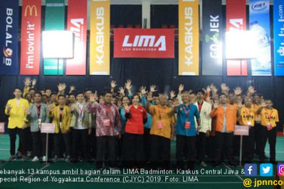 13 Kampus Ramaikan LIMA Badminton CJYC 2019 - JPNN.COM