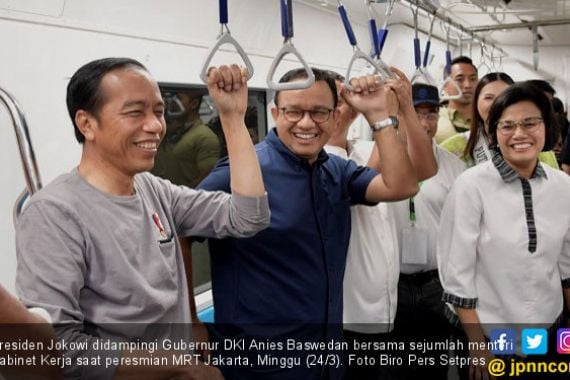 Anies Ucapkan Terima Kasih ke Sutiyoso, Ahok hingga Djarot Terkait MRT Jakarta - JPNN.COM