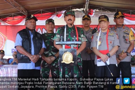 Panglima TNI Bareng Kapolri Sudah Tiba di Papua, Nih Agendanya - JPNN.COM