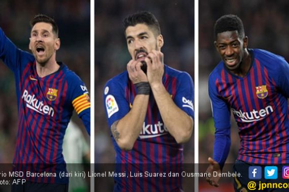Aduh! Lionel Messi, Luis Suarez dan Ousmane Dembele Cedera - JPNN.COM