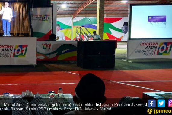 Hologram Jokowi - Ma'ruf Bakal Berkeliling untuk Kampanye - JPNN.COM