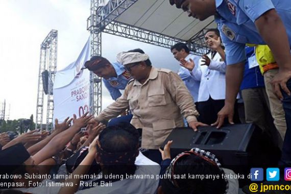 Kampanye di Bali, Prabowo: Hai Elite-Elite di Jakarta, Sudah Saatnya Kau Minggir - JPNN.COM