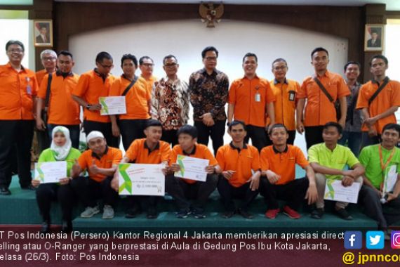 Pos Indonesia Beri Apresiasi Kepada O-Ranger Berprestasi - JPNN.COM