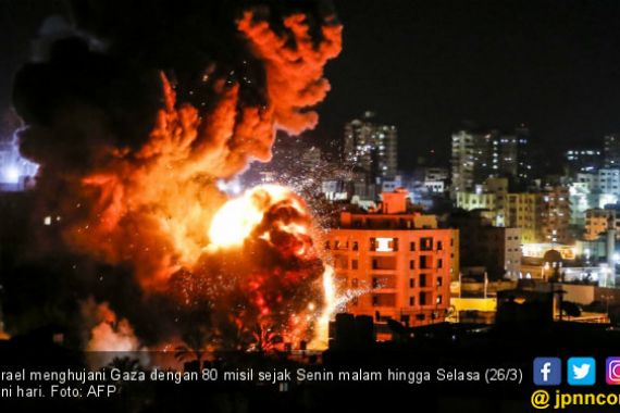 Balas Dendam, Israel Kembali Bombardir Gaza - JPNN.COM