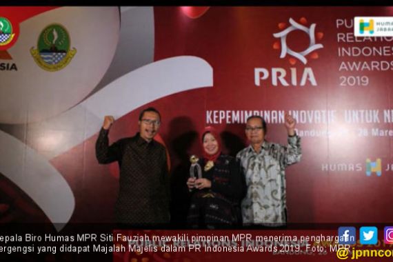 Majalah Internal MPR Raih PR Indonesia Awards 2019 - JPNN.COM
