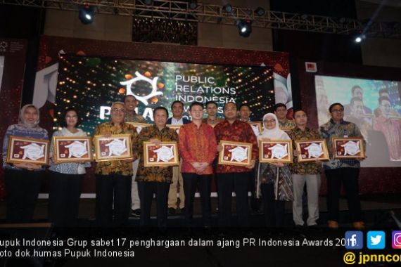 PR Indonesia Awards 2019, Pupuk Indonesia Grup Sabet 17 Penghargaan - JPNN.COM